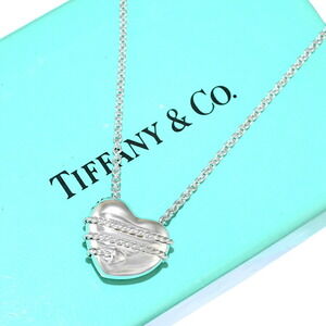 Tiffany Heart Arrow pendant necklace Silver CO